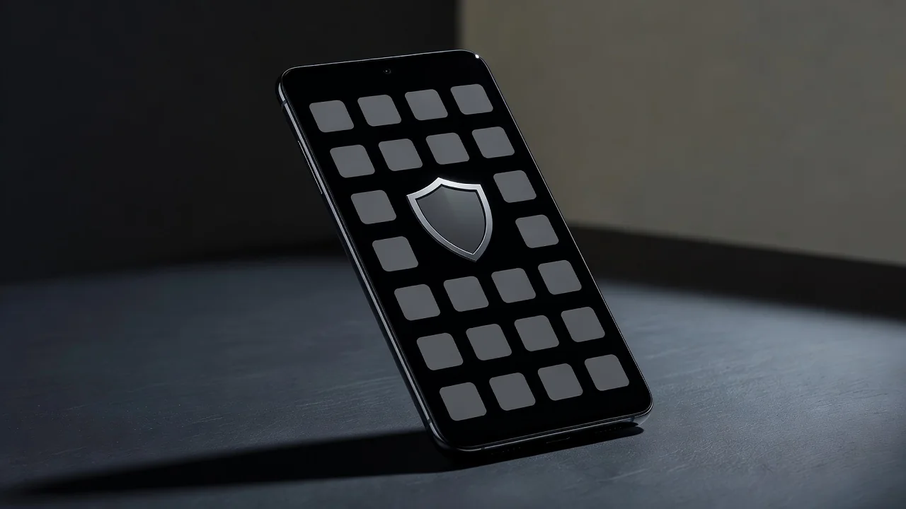 Person carefully reviewing Android app permissions on a smartphone screen
