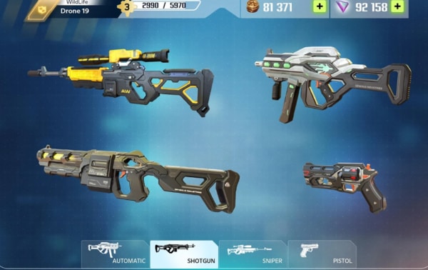 Rise: Shooter Arena MOD APK (Unlimited Coins and Crystals) 2