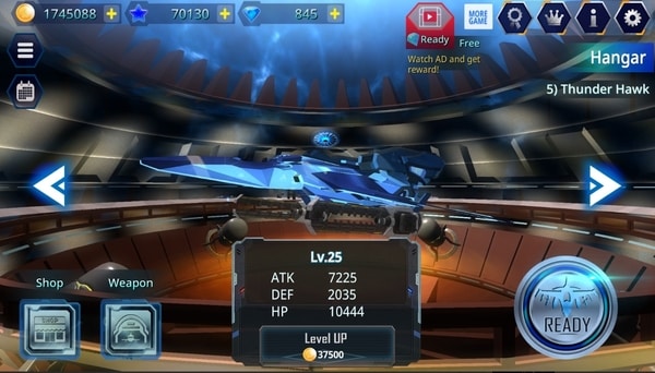 Galaxy Airforce War MOD APK [Unlimited Coins and Diamonds] 3