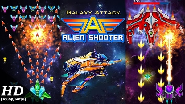 Galaxy Attack: Alien Shooter MOD APK [Unlimited Crystals] 2