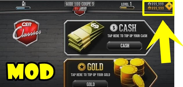 CSR Classics MOD APK [Unlimited Gold and Cash Money] 2