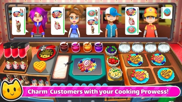 Cooking Games Chef Cat Ava MOD APK (Unlimited XP/ Coins) 3