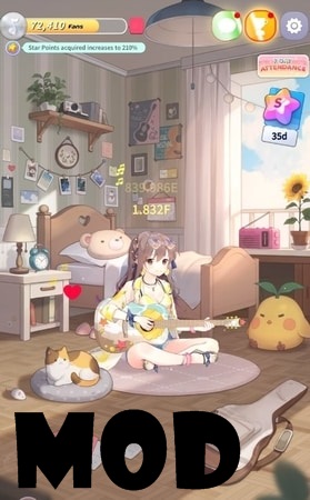 Guitar Girl: Relaxing Music Game MOD APK (Unlimited Resources) 3